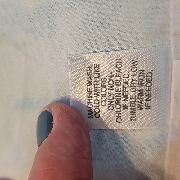 J. Jill | Women's Tropical Linen Lined Slip-On V-Neck Pockets Shift Dress Sz M - Picture 13 of 13